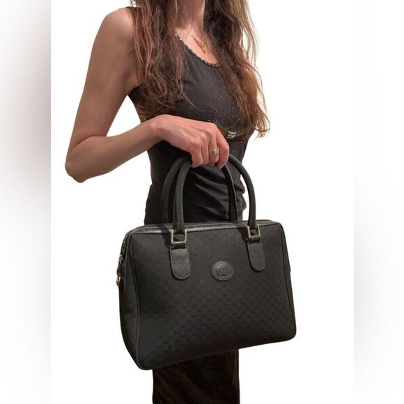 Gucci vintage black GG canvas tote - Picture 16 of 16